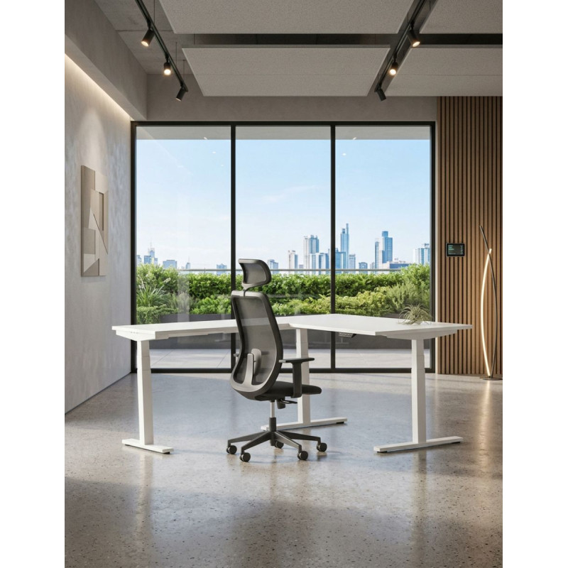 Mesa Elevable Oficina con Ala Vela de Kesta - Montiel