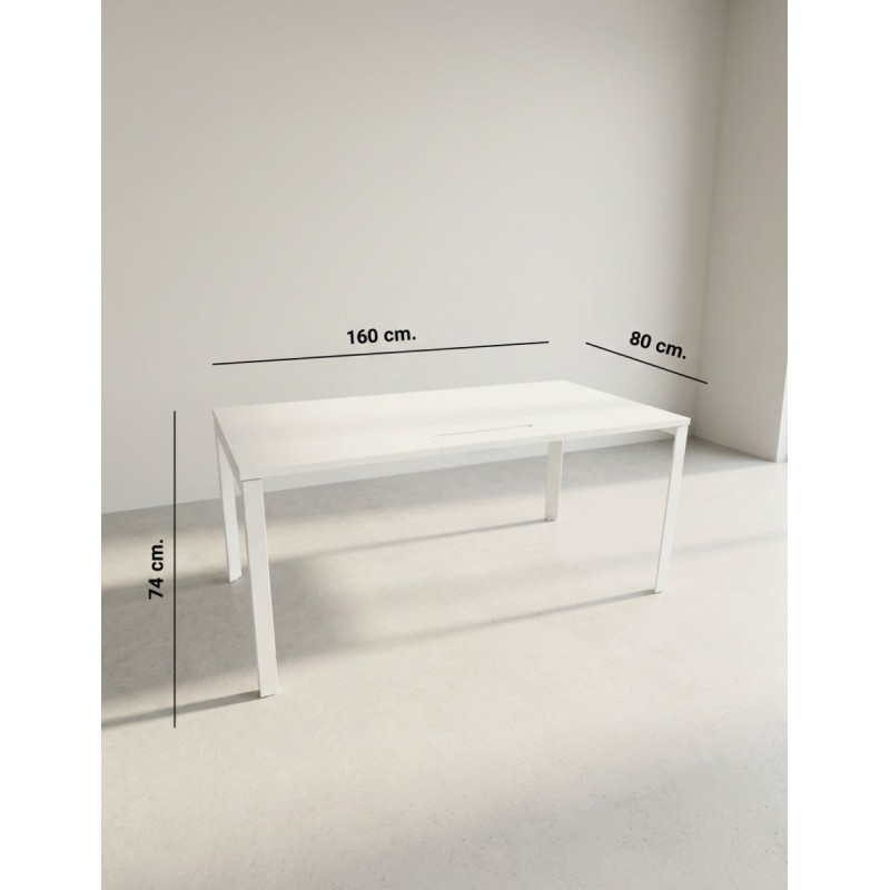 Mesa Blanca160x80 cm. de Herman Miller - Montiel