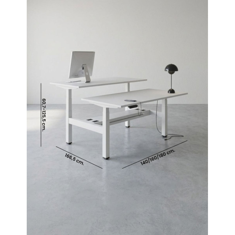 Mesa Bench Elevable 2 Puestos Vela de Kesta - Montiel