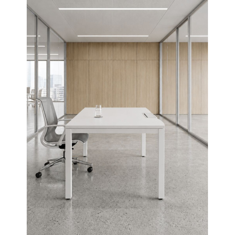 Mesa Blanca160x80 cm. de Herman Miller - Montiel