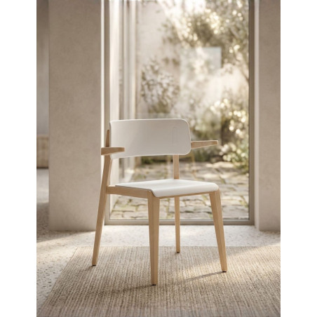 Silla Confidente de Madera Manes de Dileoffice - Montiel