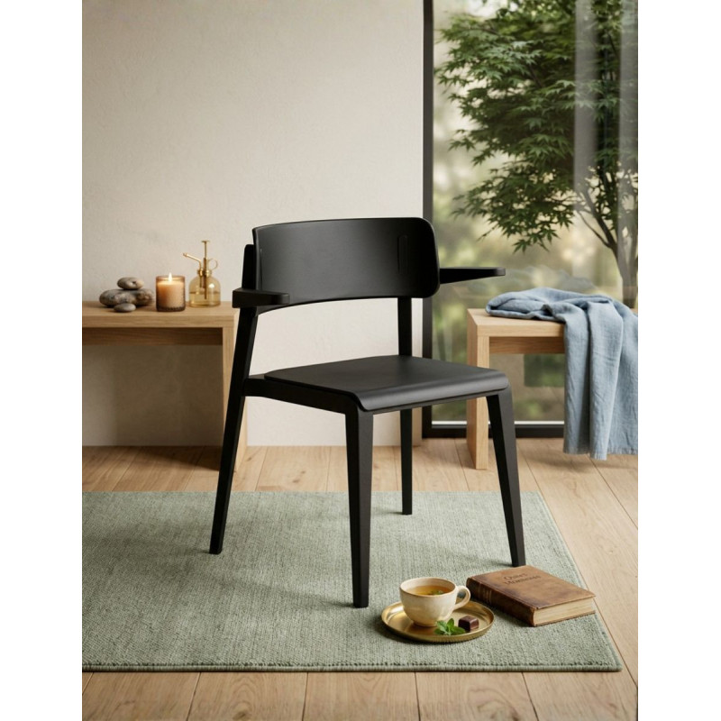 Silla Confidente de Madera Manes de Dileoffice - Montiel