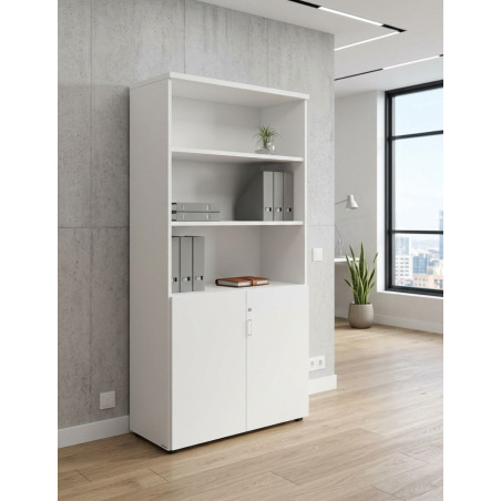 Armario Blanco Oficina 185x100 cm. AR153 de Actiu - Montiel