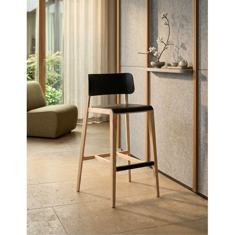 Taburete Recepción de Madera Manes de Dileoffice - Montiel