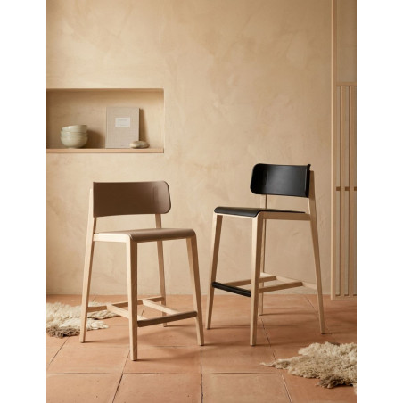 Taburete Recepción de Madera Manes de Dileoffice - Montiel