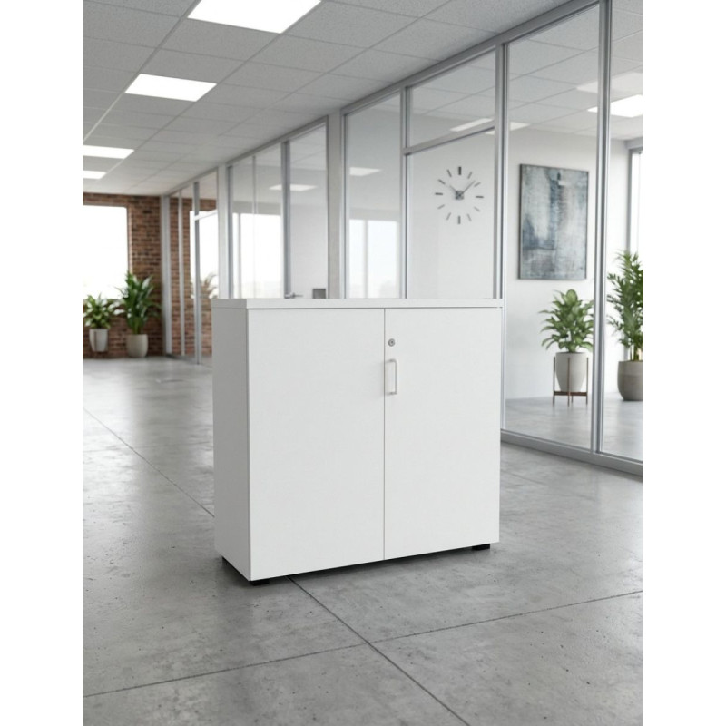 Armario Blanco Oficina 78x80 cm. AR823 de Actiu - Montiel