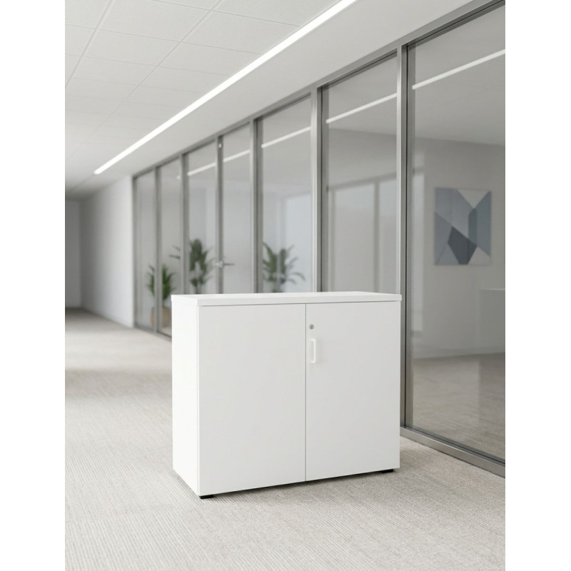 Armario Blanco Oficina 78x80 cm. AR823 de Actiu - Montiel