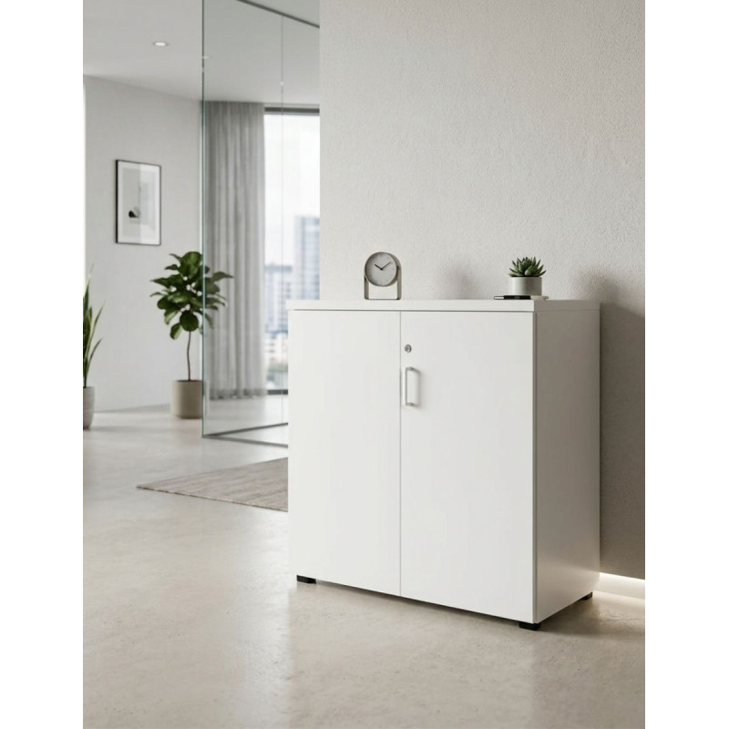 Armario Blanco Oficina 78x80 cm. AR823 de Actiu - Montiel