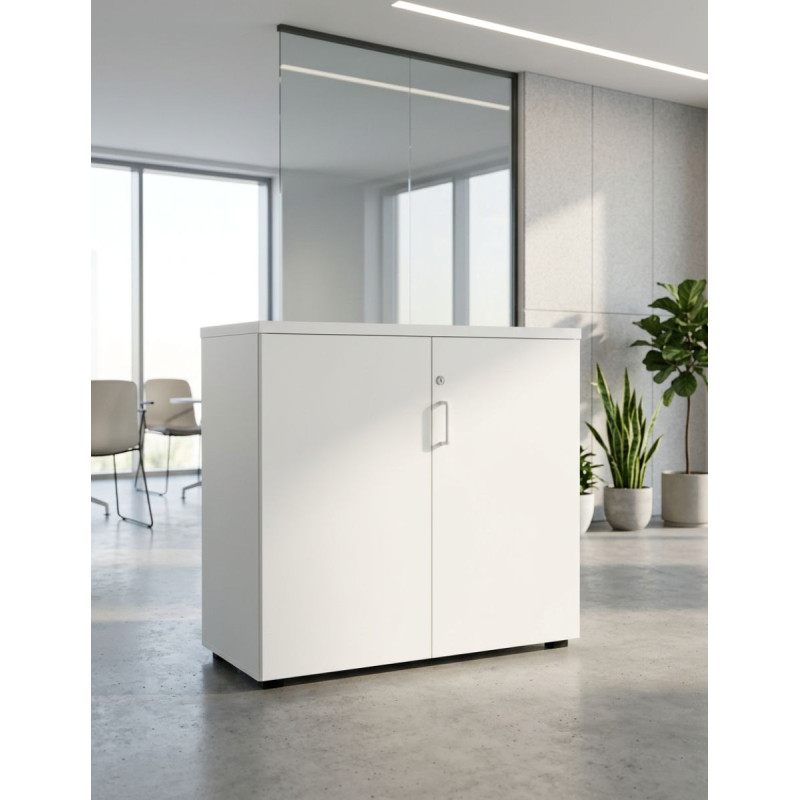 Armario Blanco Oficina 78x80 cm. AR823 de Actiu - Montiel