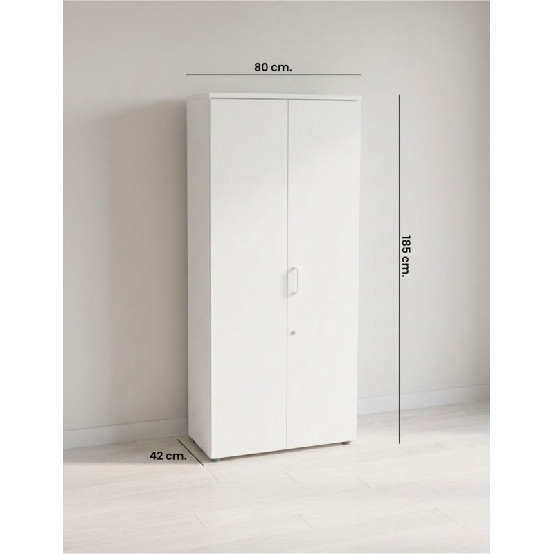 Armario Oficina Alto Blanco AR854 de Actiu - Montiel