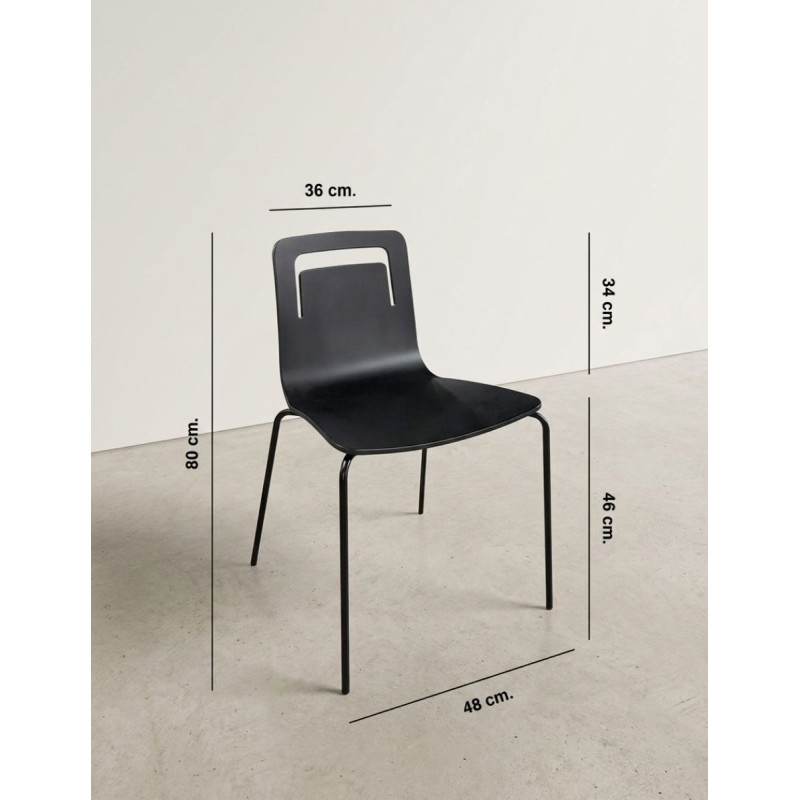 Silla 4 Patas Klip de Viccarbe - Montiel