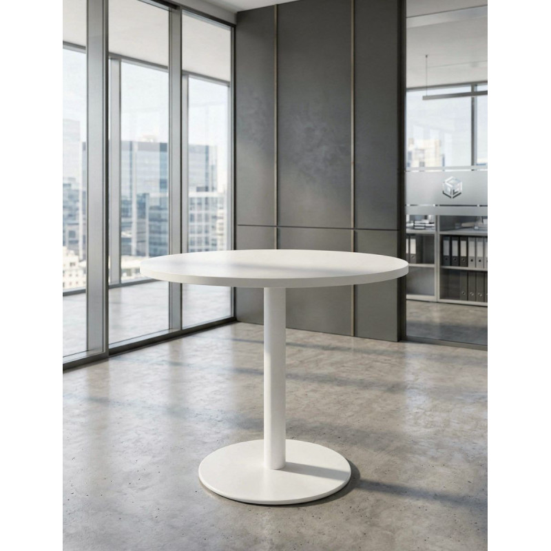 Mesa Oficina de Reuniones Ø80 cm. de Steelcase - Montiel