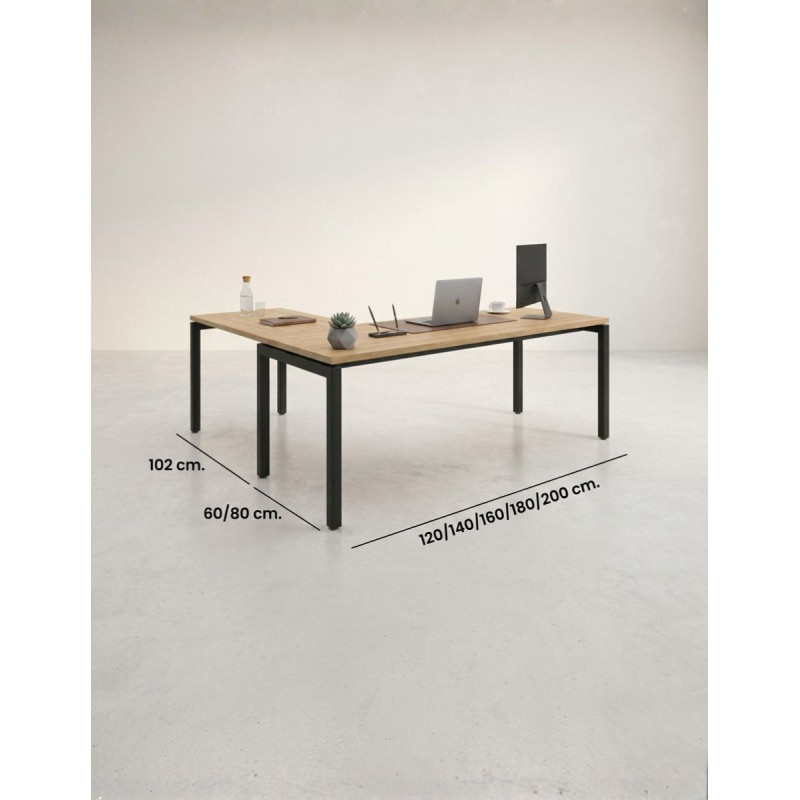 Mesa con Ala Oficina Euro 6000 de Euromof - Montiel