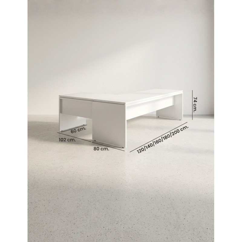 Mesa Dirección Oficina con Ala Colina de Euromof - Montiel