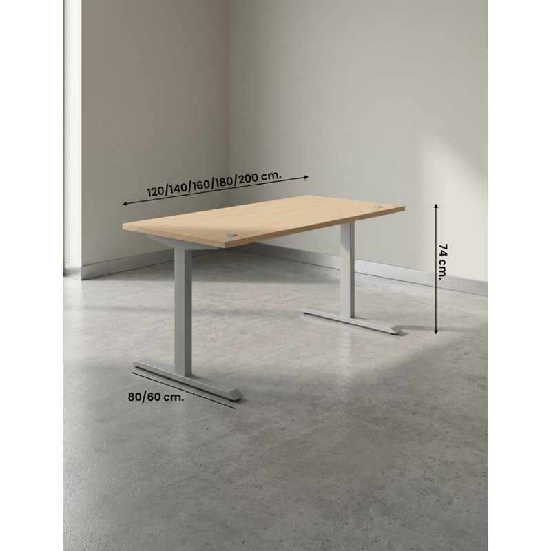 Mesa Recta Oficina Euro 4000 de Euromof - Montiel