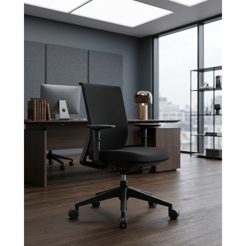 Silla de Oficina Negra 2D Stay de Actiu