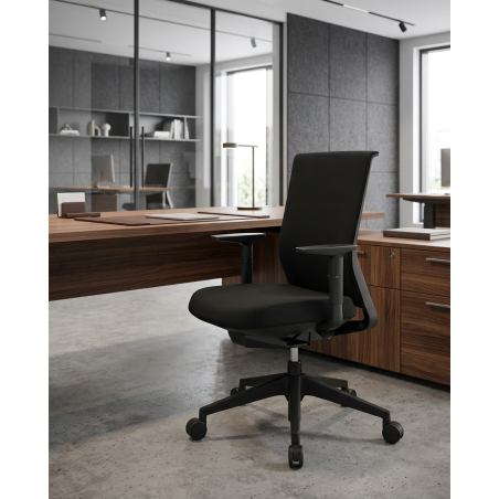 Silla de Oficina Negra 2D Stay de Actiu