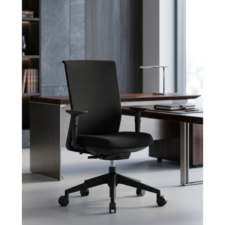 Silla de Oficina Negra 2D Stay de Actiu
