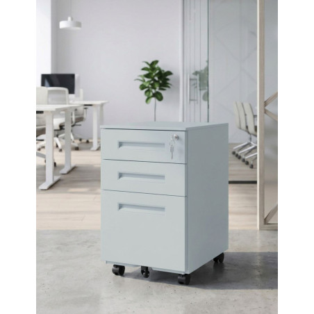 Cajonera Oficina Metálica Gris Olimpo de Grupo SDM - Montiel