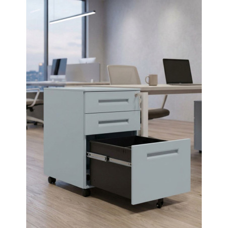 Cajonera Oficina Metálica Gris Olimpo de Grupo SDM - Montiel