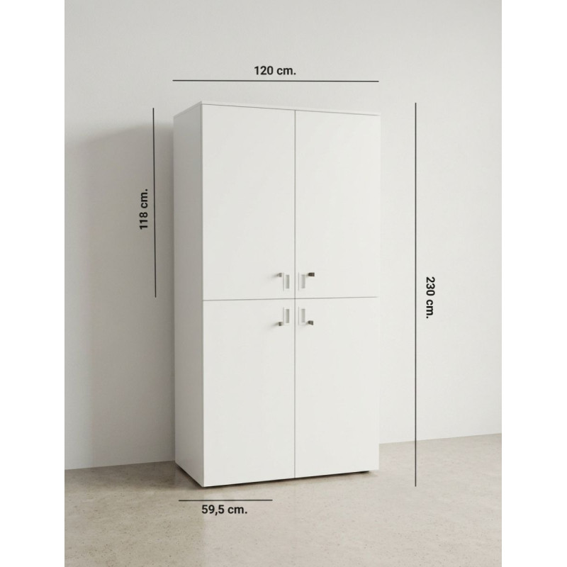 Pack 2 Armarios Oficina 230x120 cm. de Steelcase - Montiel