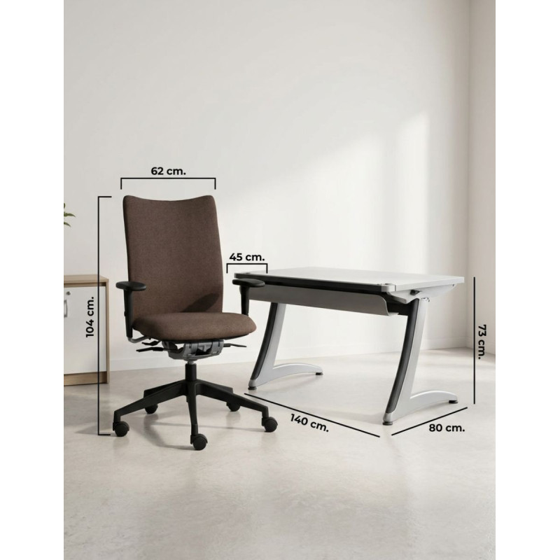 Pack Oficina Mesa + Silla Dirección - Montiel