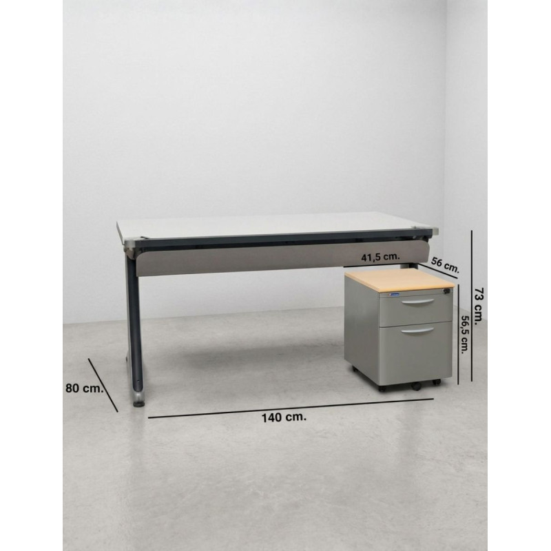Pack Mesa Tnt + Cajonera Móvil Steelcase - Montiel