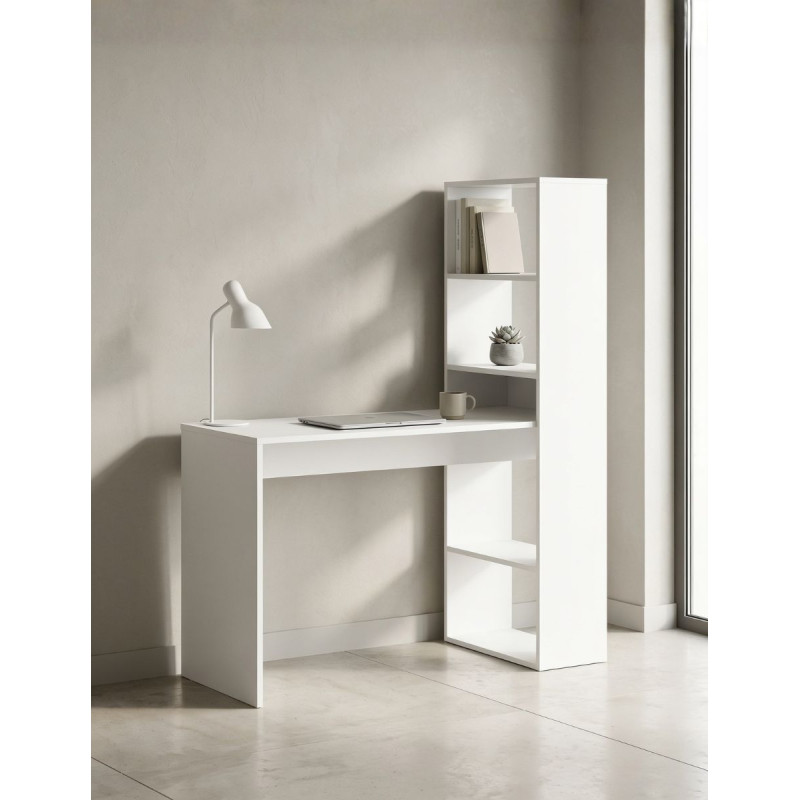 Mesa Escritorio + Estantería Gio Plus - Montiel
