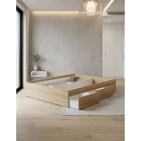 Estructura de Cama con 4 Cajones Bed - Montiel