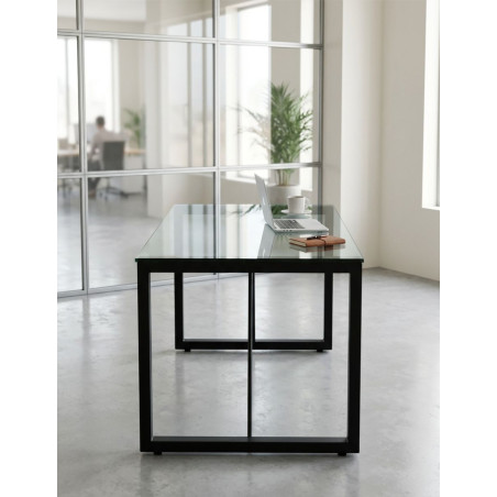 Mesa Despacho Oficina de Cristal MM1892 de Montiel