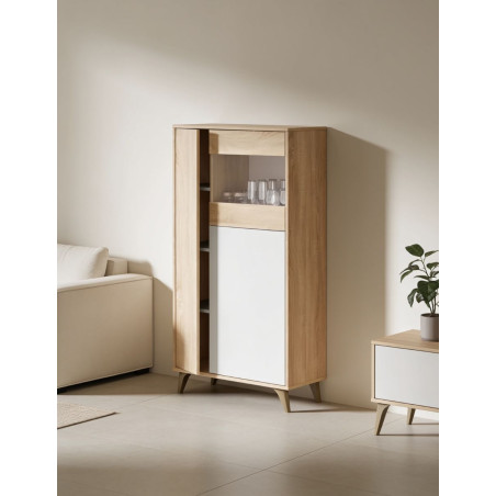 Vitrina Alta de 3 Puertas Relax Plus