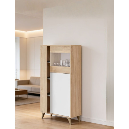 Vitrina Alta de 3 Puertas Relax Plus