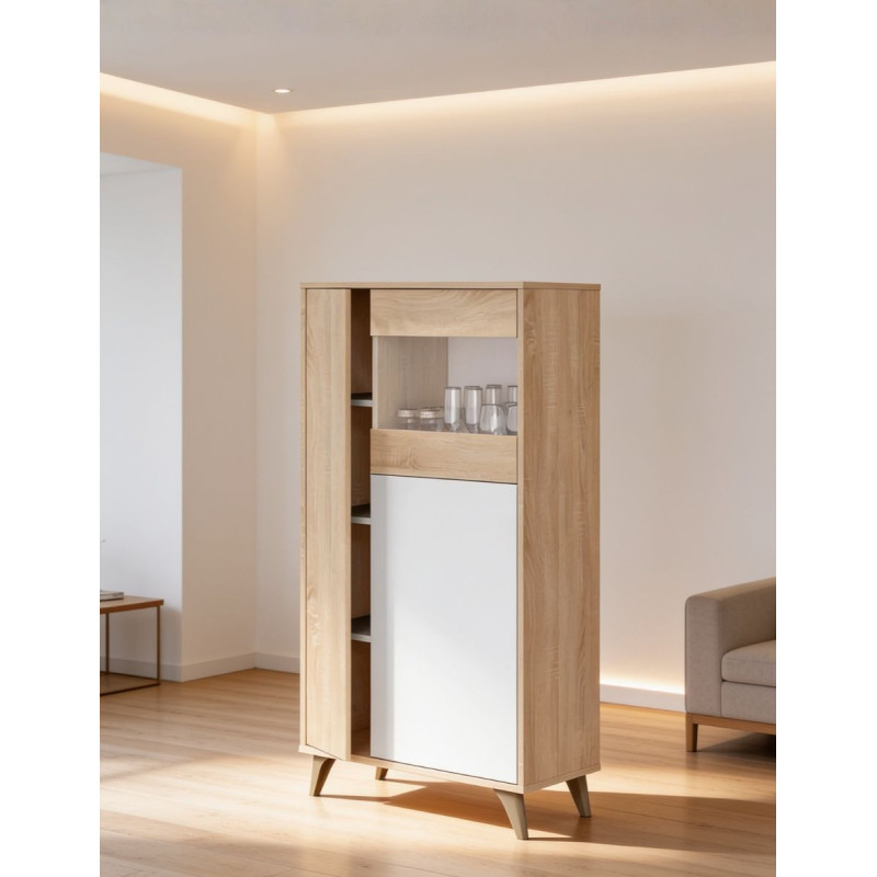 Vitrina Alta de 3 Puertas Relax Plus