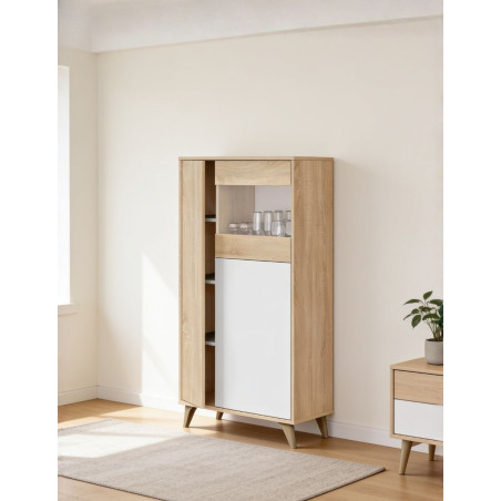 Vitrina Alta de 3 Puertas Relax Plus