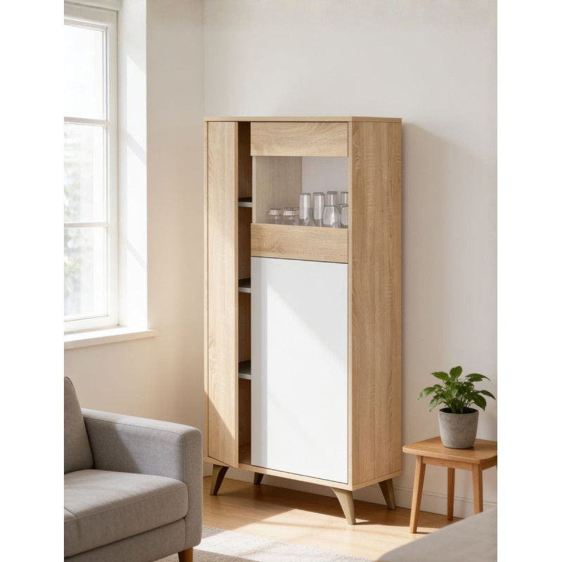 Vitrina Alta de 3 Puertas Relax Plus