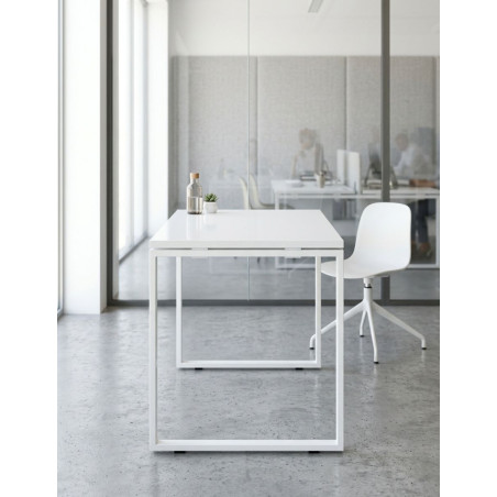 Mesa Blanca Oficina 120x65 cm. MM193 de Montiel