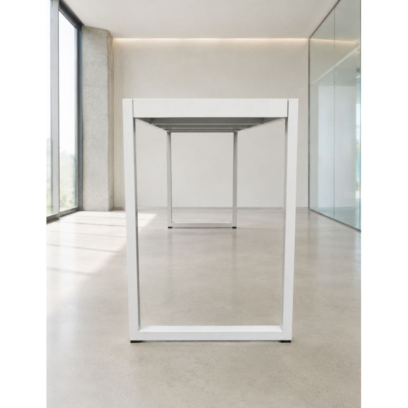 Mesa Blanca Oficina 210x50 cm. MM1894 de Montiel