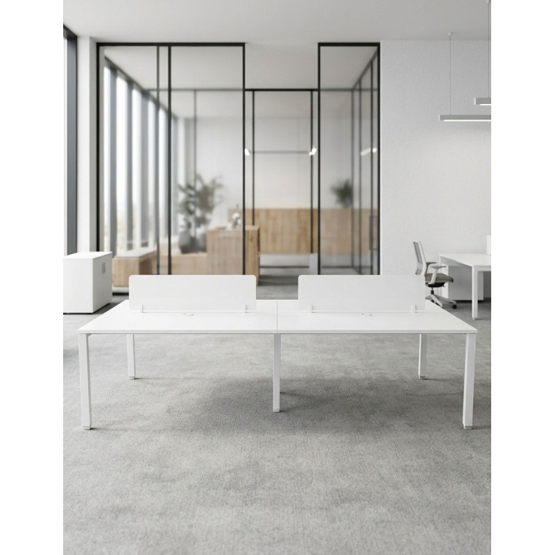 Mesa Multipuesto Oficina 4 Puestos de Mobel Línea - Montiel