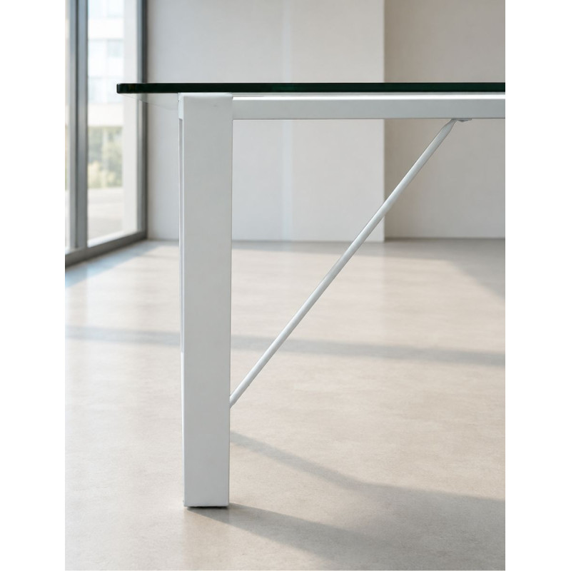 Mesa Dirección de Cristal 200x90 cm. MM1896 de Montiel