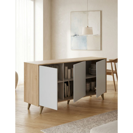 Mueble Aparador 3 Puertas 75x154 cm. Relax Plus - Montiel