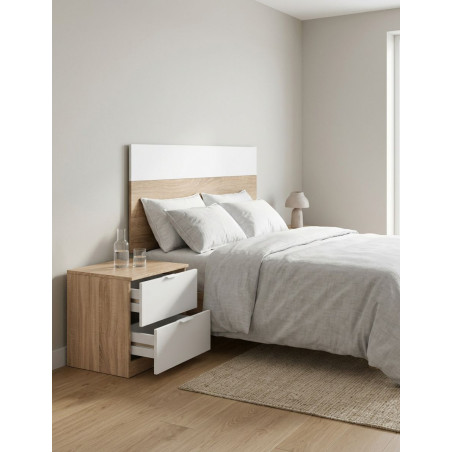 Conjunto Dormitorio Cabecero + Mesita de Noche Luca - Montiel