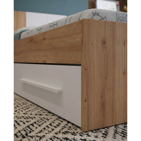cama Ambient con cabecero y 2 cajones inferiores cama 190x90 Montiel