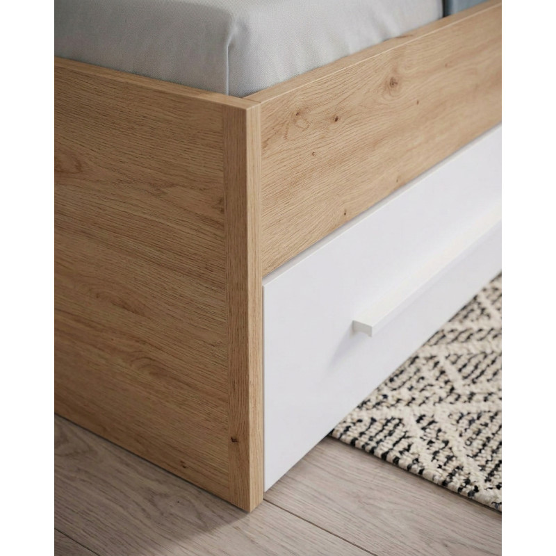 cama Ambient con cabecero y 2 cajones inferiores cama 190x90 Montiel