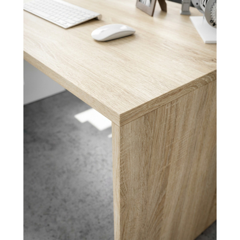 Escritorio de diseño moderno Style color blanco con cajones Montiel