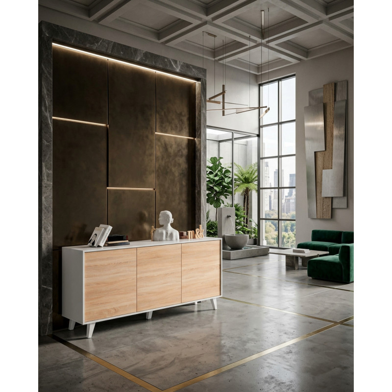Aparador de 3 Puertas Stylus Plus