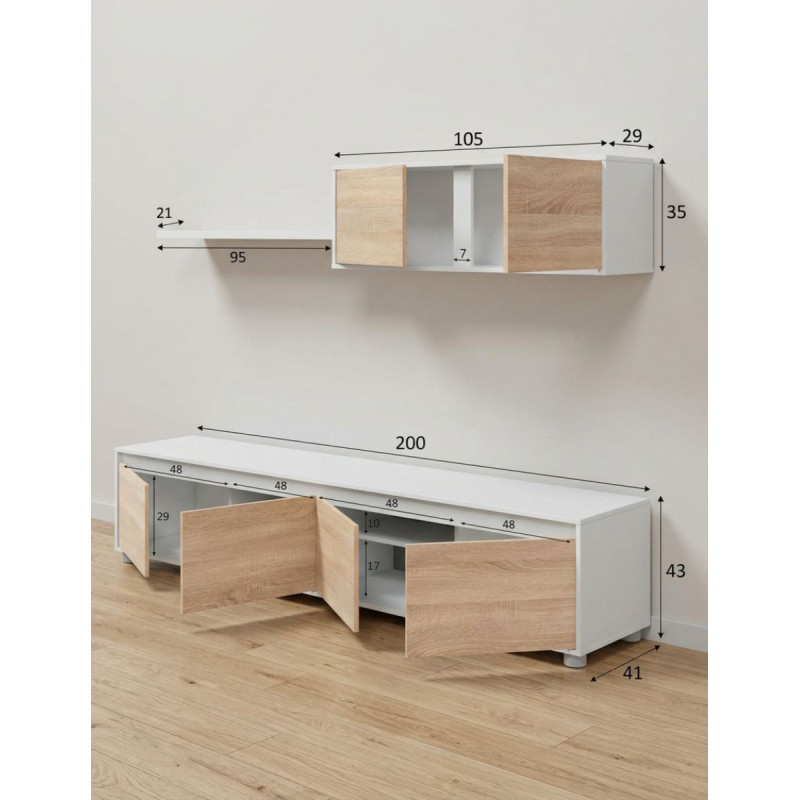 Composición Salón para TV Home - Montiel