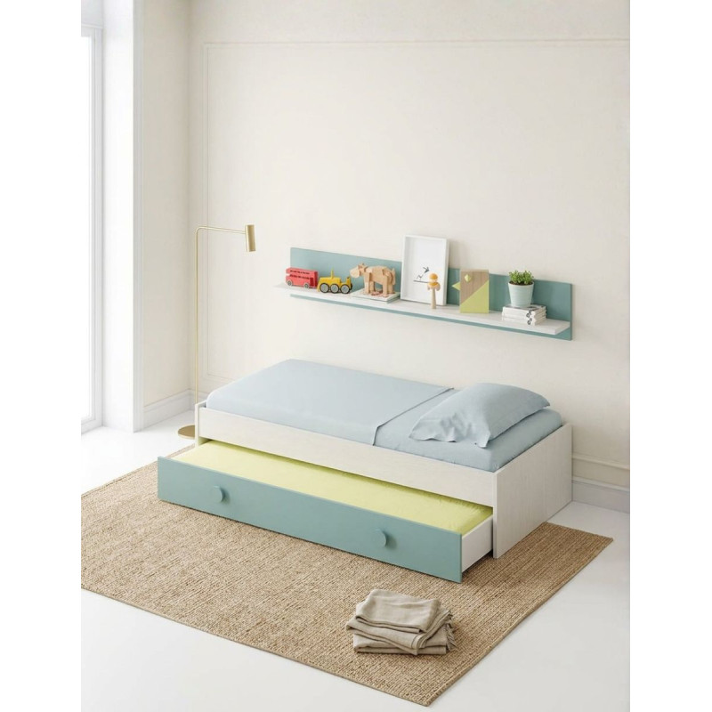 Cama Doble Juvenil con Estante Superior Enjoy - Montiel