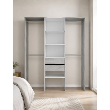 Vestidor Tidy para 2 Personas 202x179 cm. - Montiel
