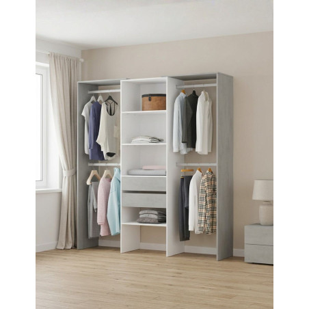 Vestidor Tidy para 2 Personas 202x179 cm. - Montiel