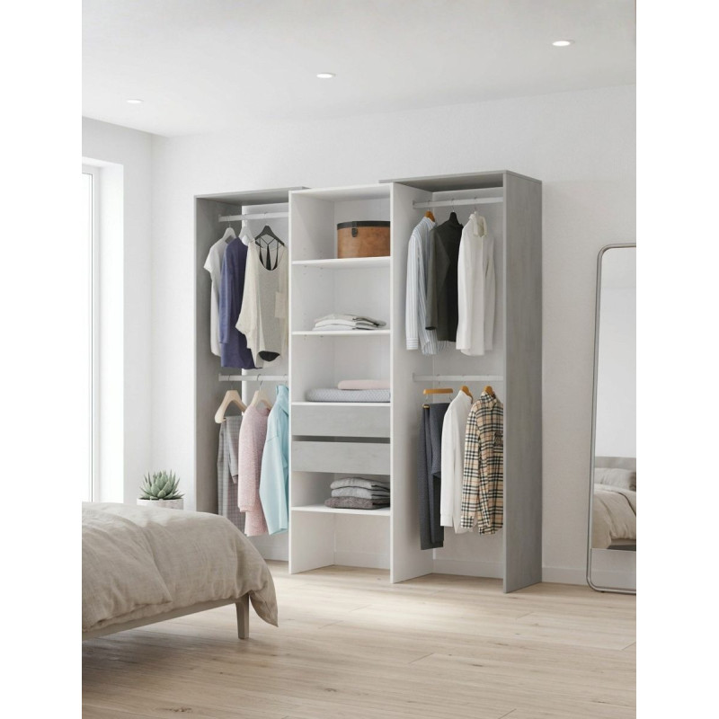 Vestidor Tidy para 2 Personas 202x179 cm. - Montiel